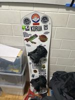 Korua Pocket Rocket Snowboard + Flow Nexus Bindung Nidecker