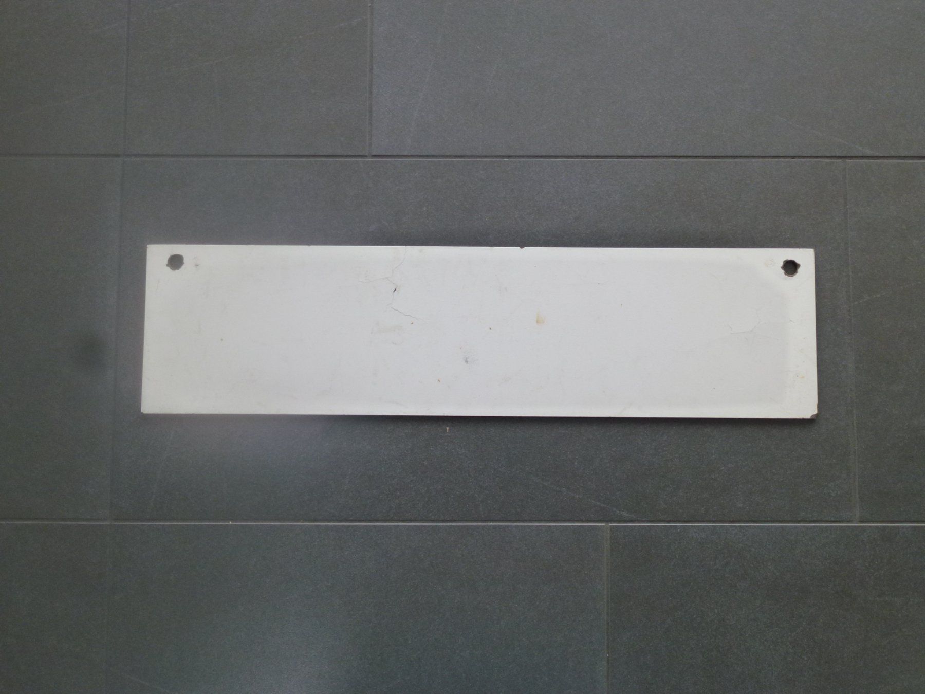 Ecriteaux: Vintage Schild "OFFEN"  weiss rot – D'occasion à Esslingen par eintagammeer 1