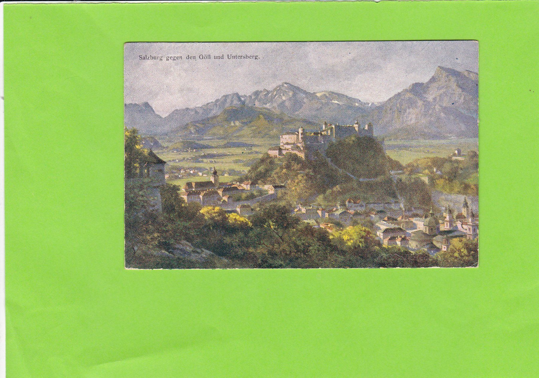 Cartoline postali: Salzburg – Usato da St. Peterzell venduto da neckertal