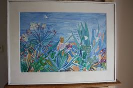 Oel Gemalde Dillier 103 cm x 78 cm signiert.