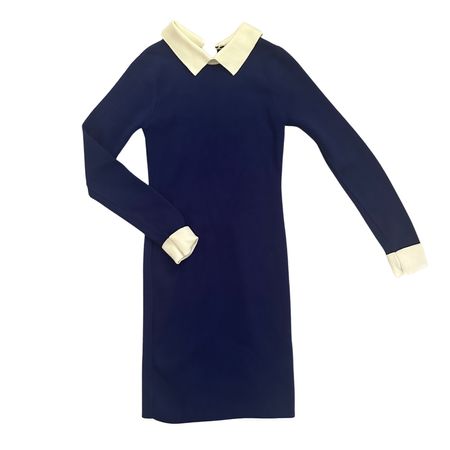 Vintage Dress M – Knee-Length, Cozy & Stylish