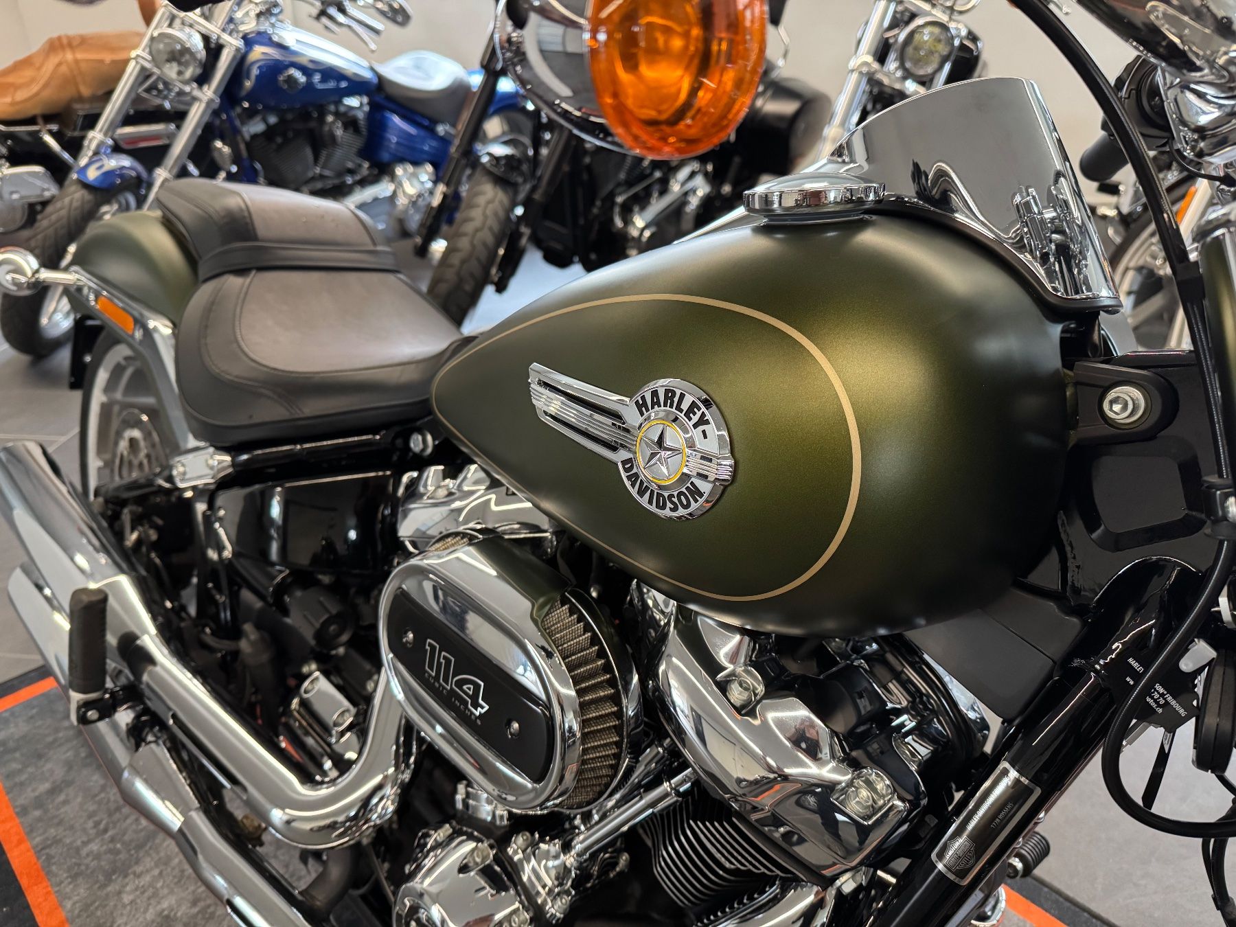 Harley-Davidson Chopper: Harley Davidson Fat Boy 114 LEASING POSSIBLE – Usato da Echallens venduto da HD90 6