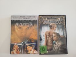 2 DVDs: Der Grosse Gatsby / Aviator (Leonardo Di Caprio)