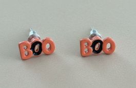 Spooky Halloween Boo Earrings - Perfect for October!