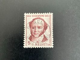 Pro Juventute 1954: Doppelprägung mit LUXUS Vollstempel