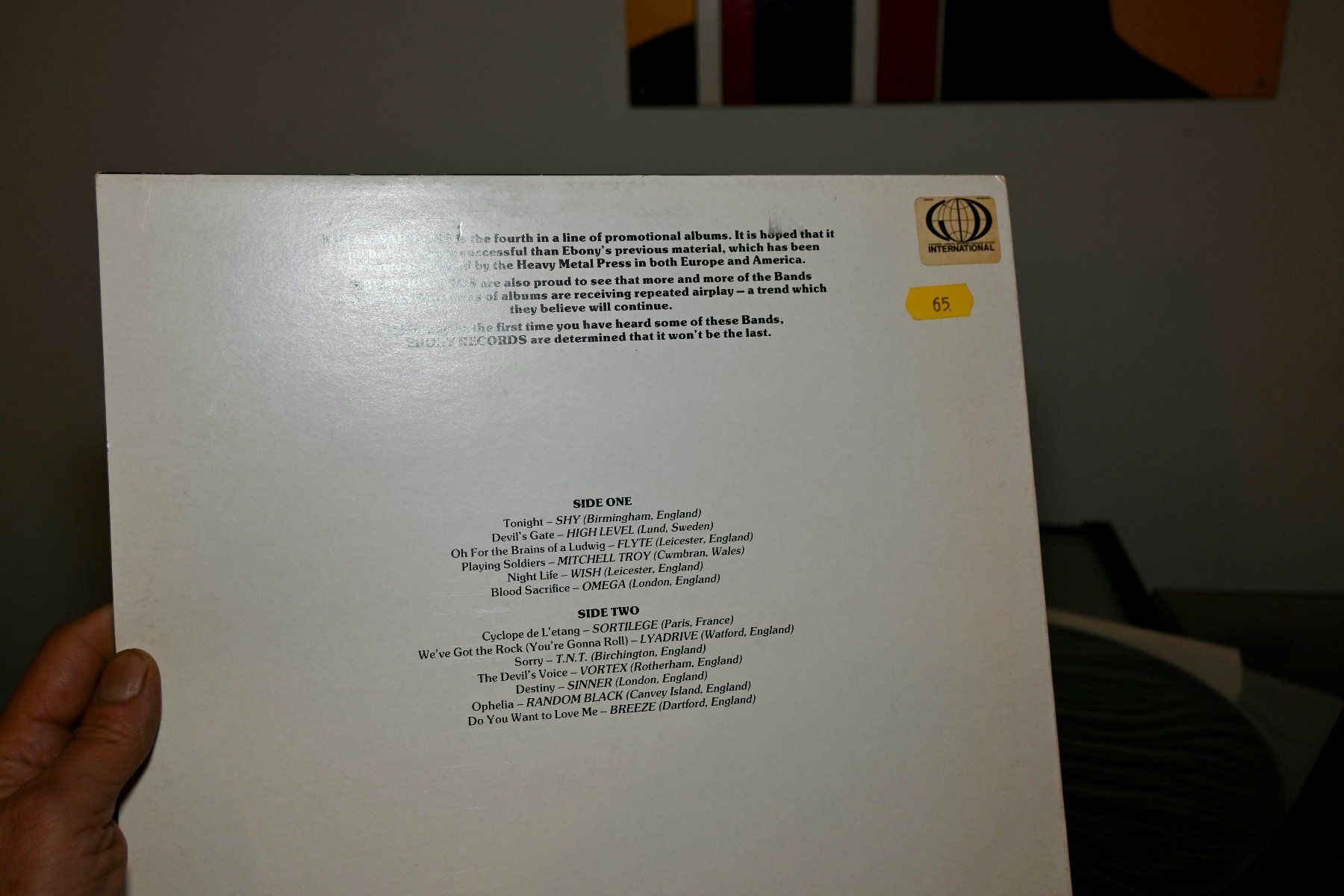 Dischi in vinile: Metal Warriors EBONY UK 1983 LP VG+/VG+(+)/MINT- – Usato da Pfaffhausen venduto da mono_rec 3
