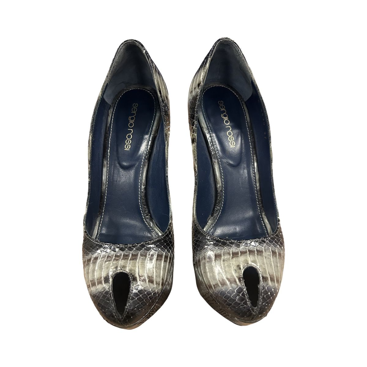 Sergio Rossi Scarpe da donna: Sergio Rossi Snakeskin Platform Heels Size 37 – Usato da Bursinel venduto da rud_9mxh 1