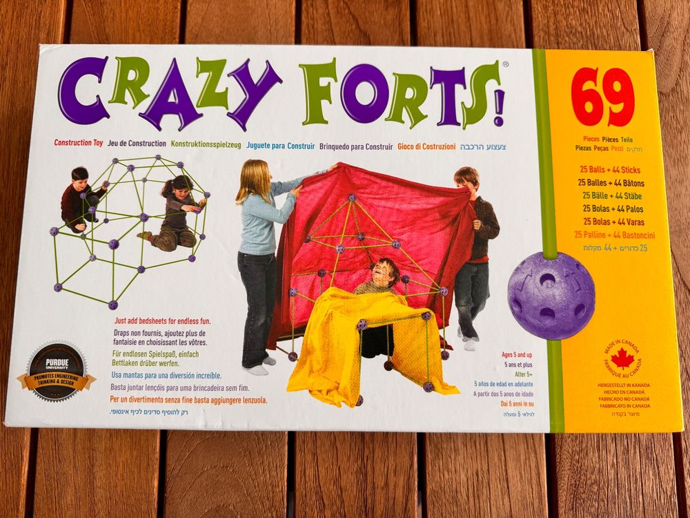 Crazy Forts, Violet, 69 pièces