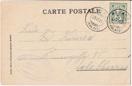 Pont de Mauvoisin (Vallée Bagnes) - 1906