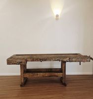 Magnifique établi ancien en bois