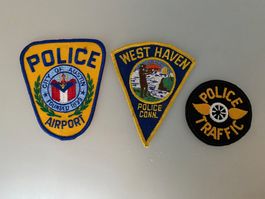 LOT 3 POLICE    AUFNÄHER / Stickers / Badges