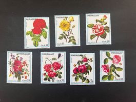 Paraguay 1974 Rosen 2537/43 postfrisch (4647)