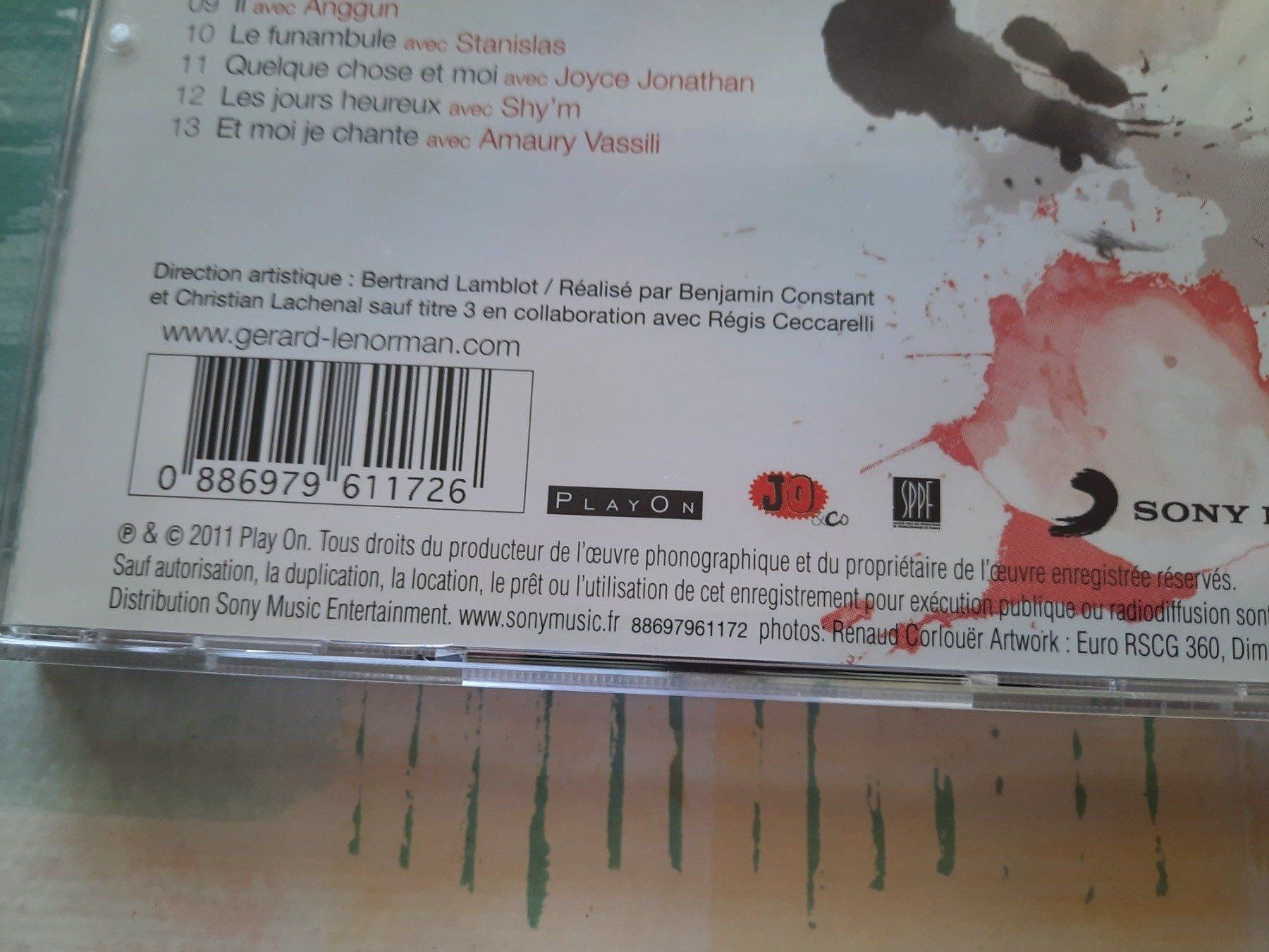 CD: Cd Gerard Lenorman - Duos de mes chansons – Usato da Pully venduto da bro_n52j 3