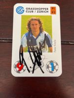 GC GCZ Grasshoppers Zürich Vintage Autogrammkarte Közle