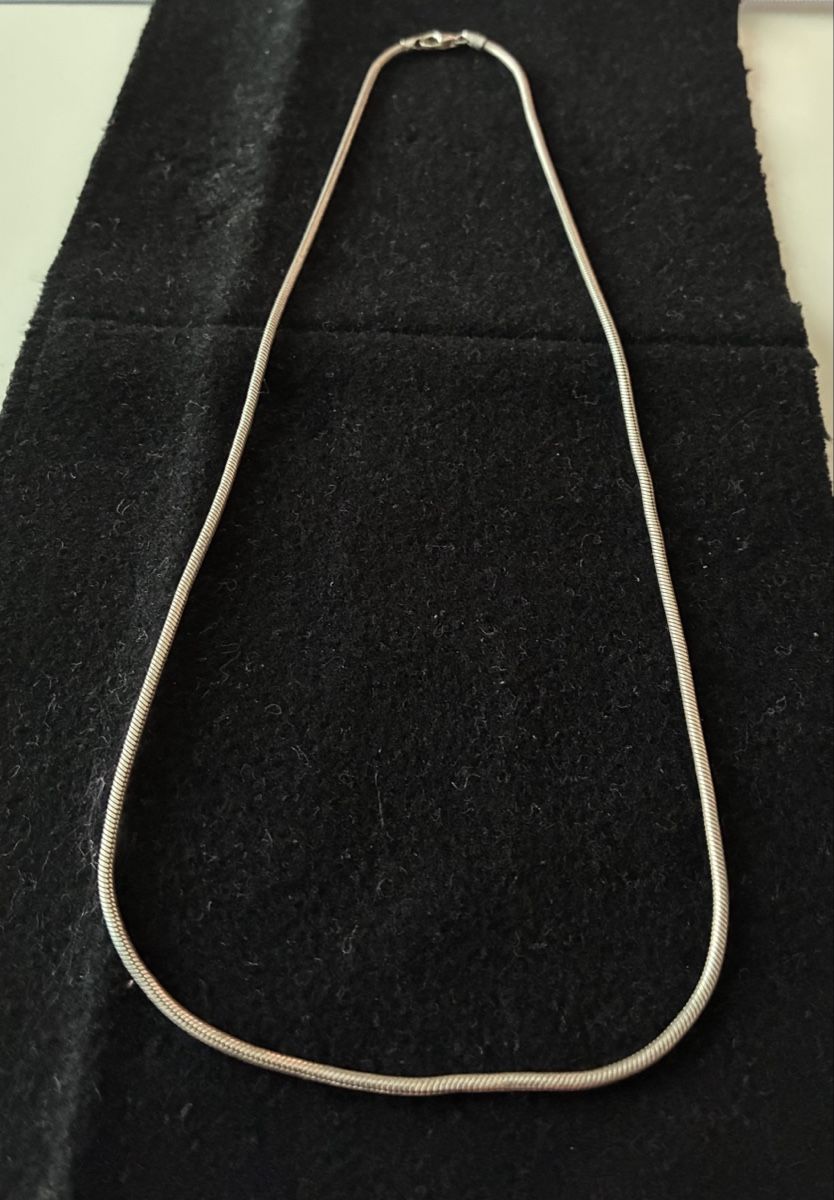 Ketten: 925 Silver snake chain necklace, used condition – Gebraucht aus Basel von cat_sq5m