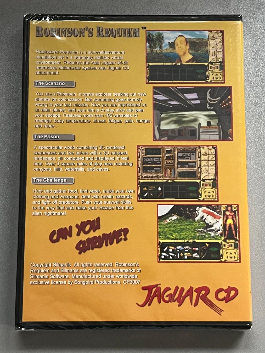 Atari Giochi: Robinson's Requiem - Atari Jaguar CD – Nuovo e nell'imballaggio originale da Rivera venduto da poweradem05 1