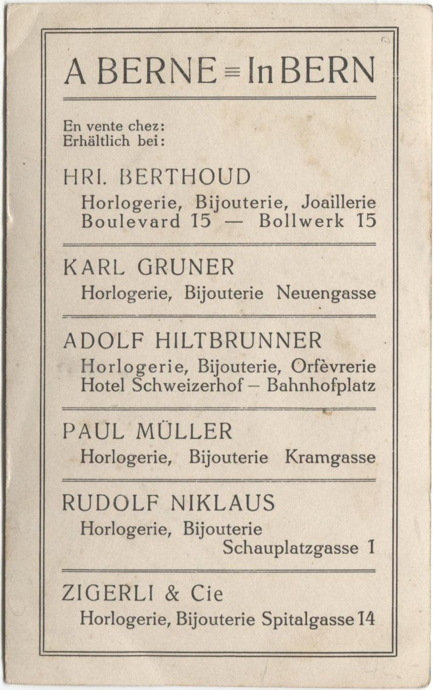 Cartoline postali: ZENITH-UHREN 1910 – Usato da Rothrist venduto da Clanx 1