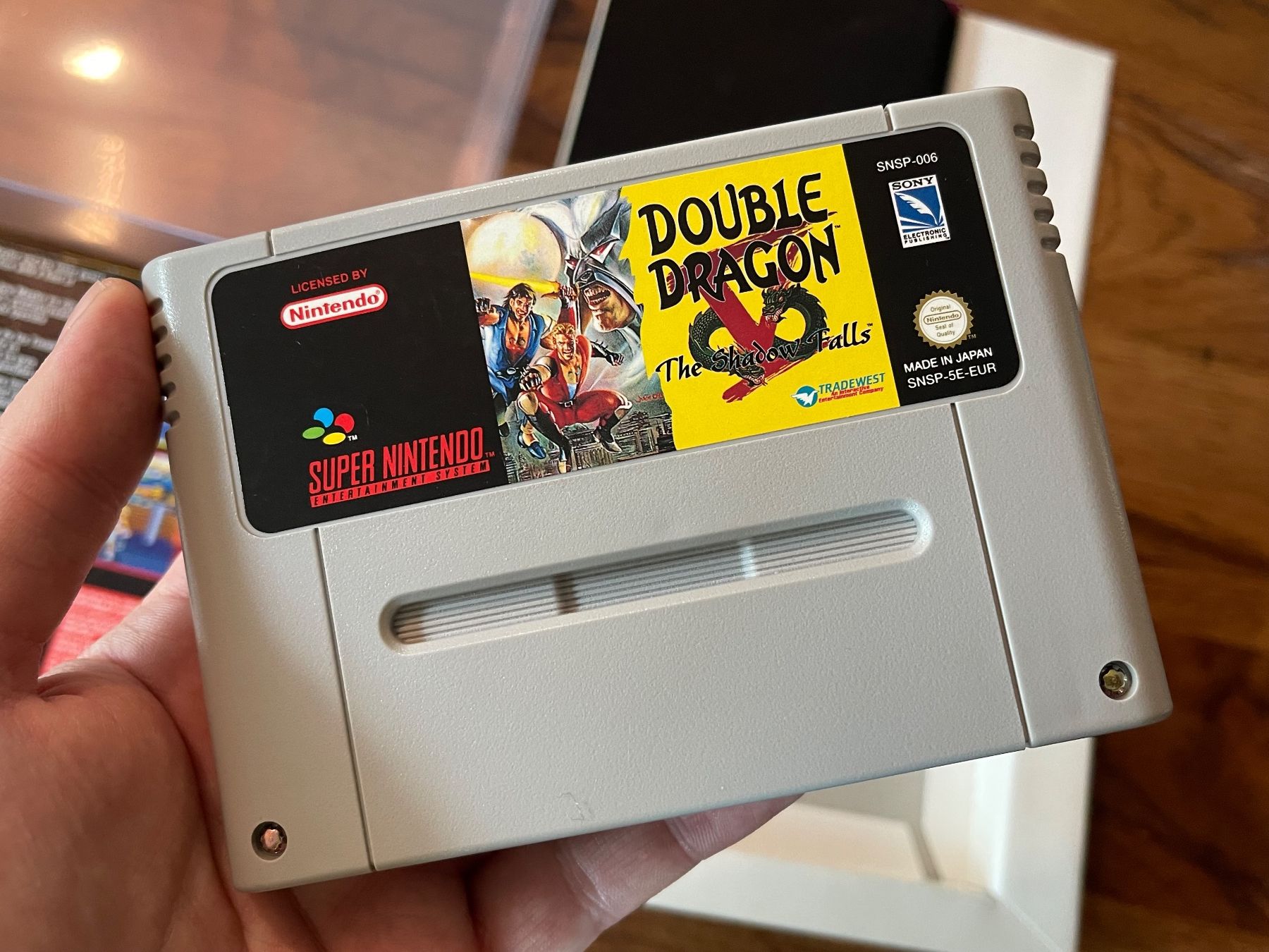 Nintendo Giochi: Double Dragon V The Shadow Falls - SNES - Komplett - selten – Usato da Zuerich venduto da Dorsi 2