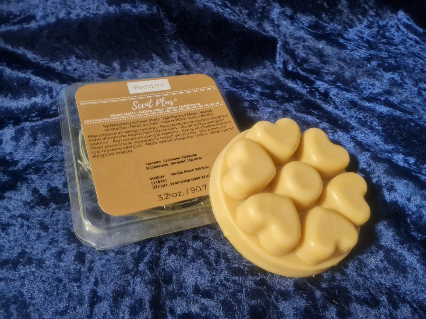 Partylite Candele: PartyLite - Melts Vanilla Peach Rainbow – Nuovo e nell'imballaggio originale da Othmarsingen venduto da Kleibai