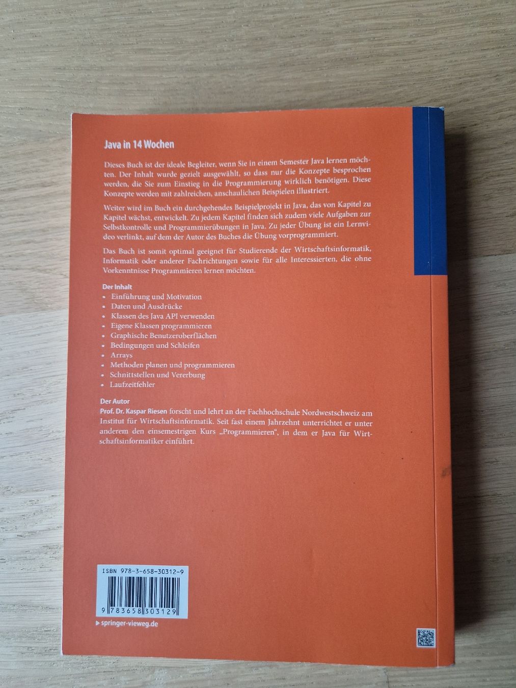 Libri: Lehrbuch Java in 14 Wochen von Kaspar Riesen  – Usato da Wetzikon ZH venduto da wer_jas 1