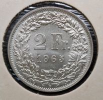 Lot 1+2Fr. 1965 unz., Silber 835/1000