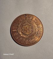 Medaille 700 Jahre Schweiz 1291-1991 Kupferfarben 4cm 
