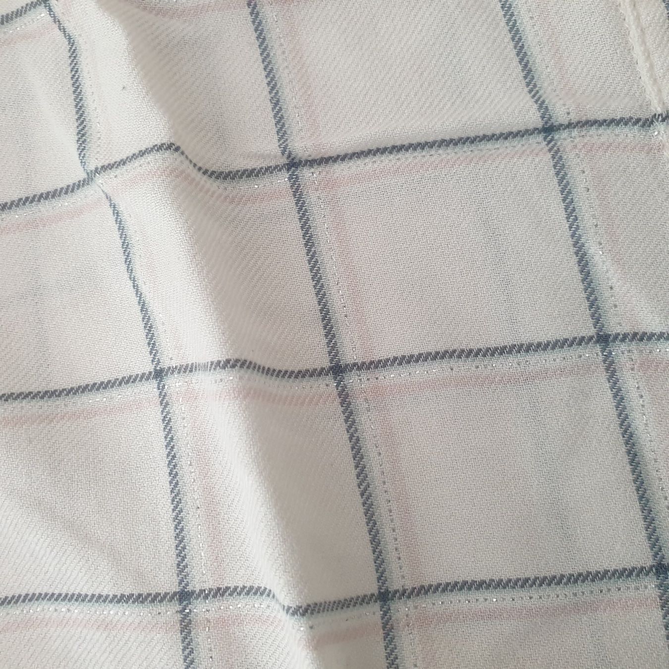 C&A Camicette: Bluse kariert mit Rüschen, Grösse 36, C & A – Usato da Malters venduto da burzi 1