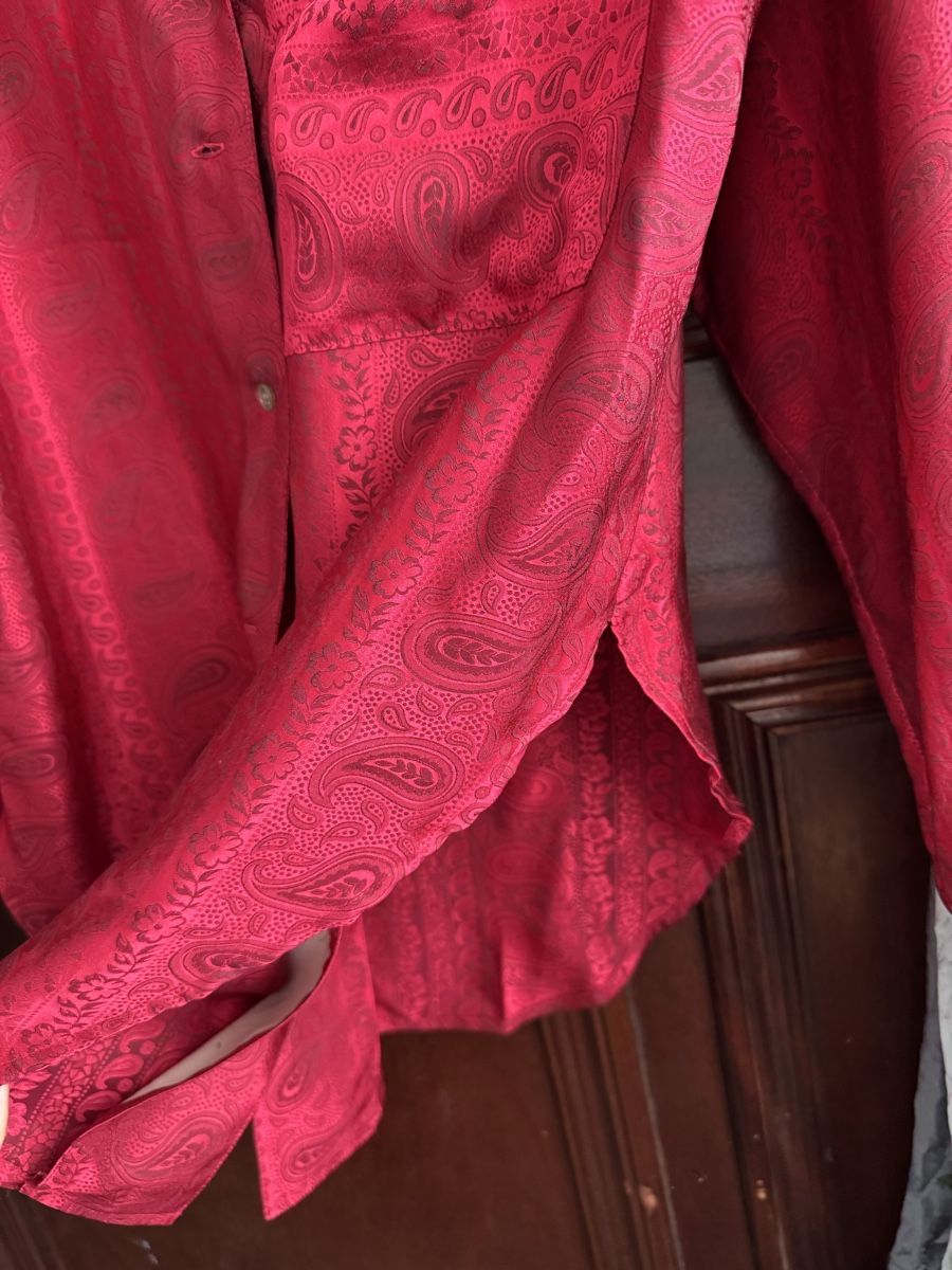 Camicette: Seidenbluse Hemd 100% Seide Vintage – Usato da Obfelden venduto da cesarina10 8