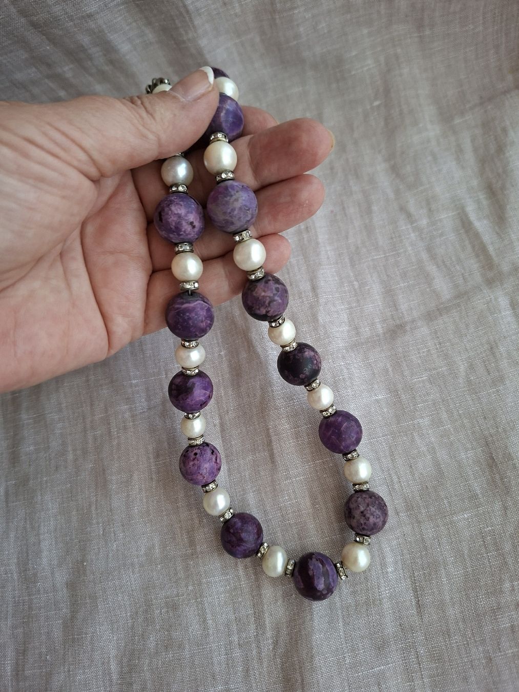 Ketten: Collier bohème romantique nacré – Neu (gemäss Beschreibung) aus Lutry von Sim_Sta 1