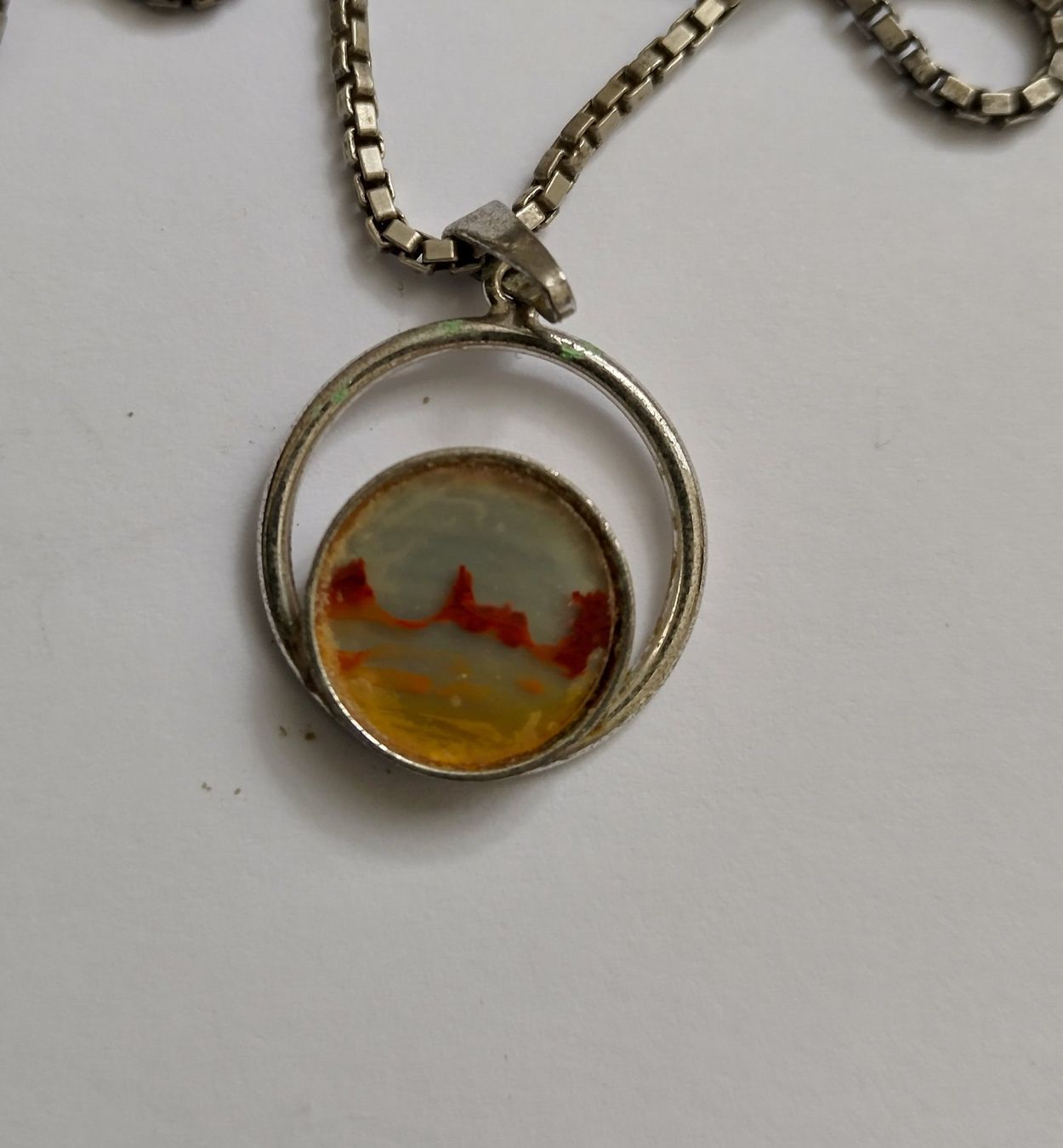 Catenine: KETTE MIT ANHÄNGER SILBER 925 HALSKETTE – Usato da Romanshorn venduto da Glitzer-Paradies 1