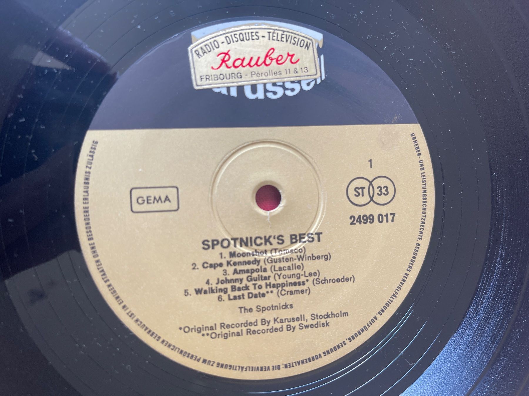 Vinyles: A491/The Spotnicks-Spotnicks – D'occasion à Frutigen par Philippe_jsp 2