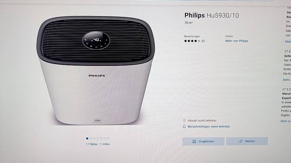 Umidificatori d'aria: Philips Hu5930/10 – Usato da Biel/Bienne venduto da juliaaebi 4