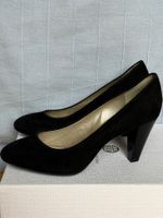 Geox Pumps aus Echtwildleder Schwarz klassische Damensch