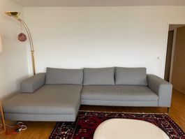 Gemütliches Ecksofa, Grau, Top Zustand, Muss Weg!