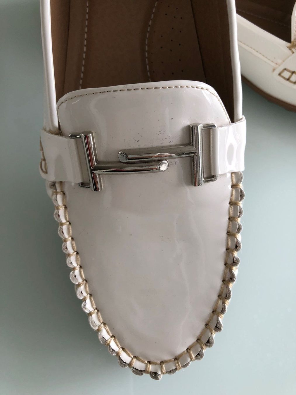 Scarpe da donna: SCHUH Mokassin mit silbernen details – Nuovo (secondo la descrizione) da Adliswil venduto da Jessik0 1