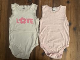 2er Set Baby Sommer Bodys Gr. 92/98
