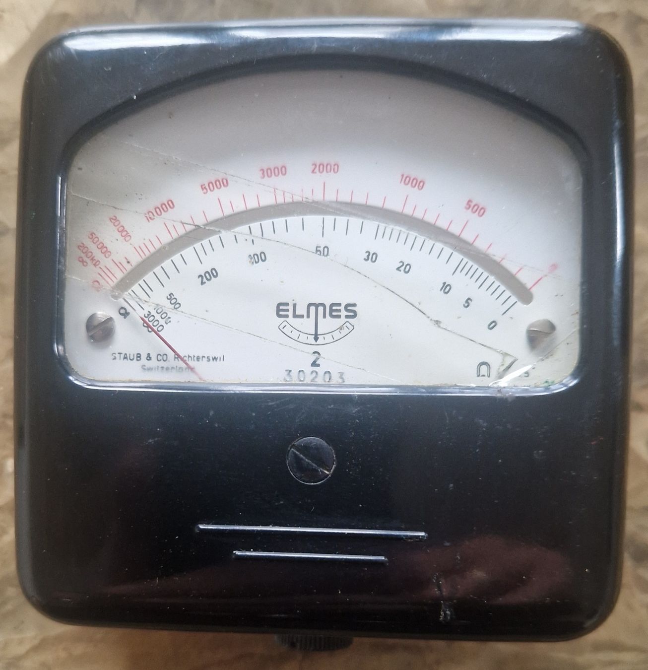 Misurare: ELMES Ohm-Meter Vintage Messgerät – Difettoso da Zürich venduto da marco_kessler