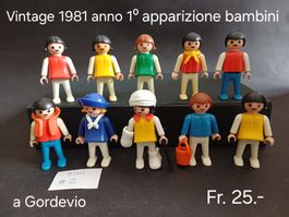 Playmobil vintage bambini, 1981, lotto #2