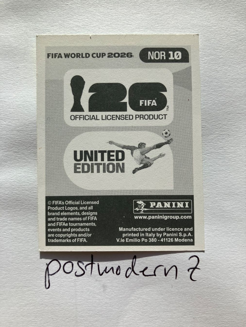 Panini Sammelbilder & Trading cards: Panini - NOR 10 - Martin ODEGAARD – Neu (gemäss Beschreibung) aus Altstätten SG von postmodern7 1