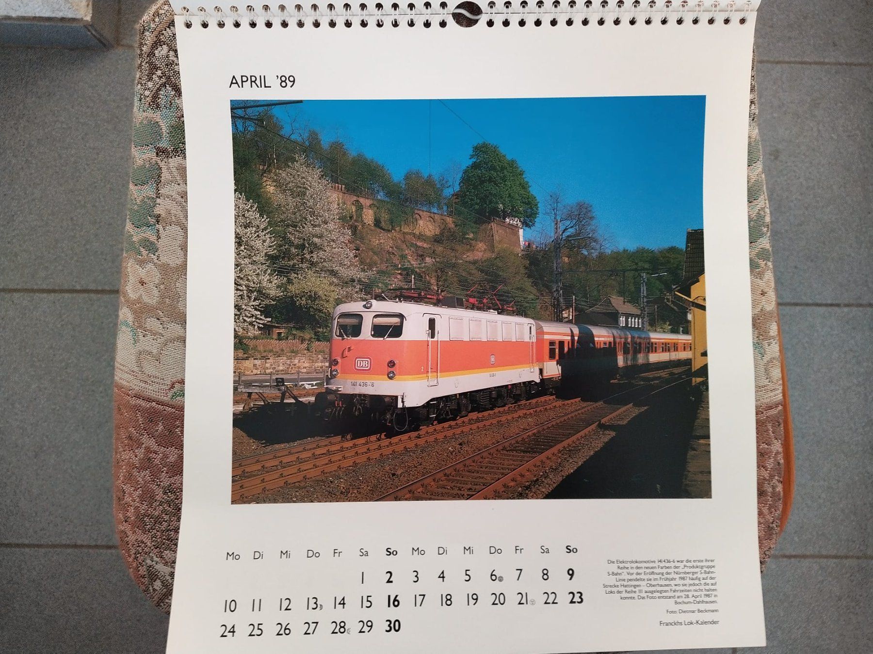 Calendari: Lok- Kalender Franckhs 1989 – Usato da Bern venduto da micky031 2