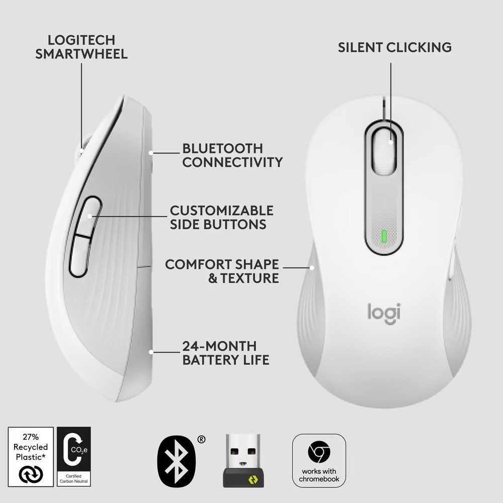Logitech Mouse: Logitech Signature M650 L Left – Nuovo (secondo la descrizione) da Arbon venduto da Iiving.accessories 1