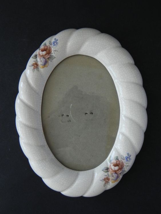 GUOER Ovaler Vintage-Bilderrahmen – 12,7 X 17,8 Cm, Goldfarben & Weiß, Mit Glasfront, Für Tisch Oder Wand
