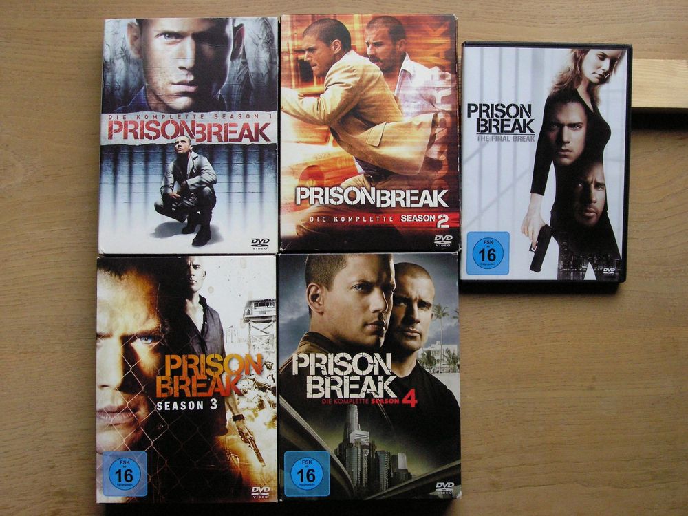 Prison Break - Staffel 1-4 & The Final Break (23 DVDs) (Gebraucht) in ...