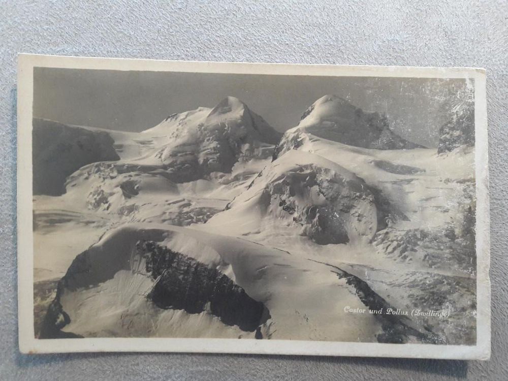 CASTOR und POLLUX (Zwillinge) in den Walliser Alpen Kaufen auf Ricardo