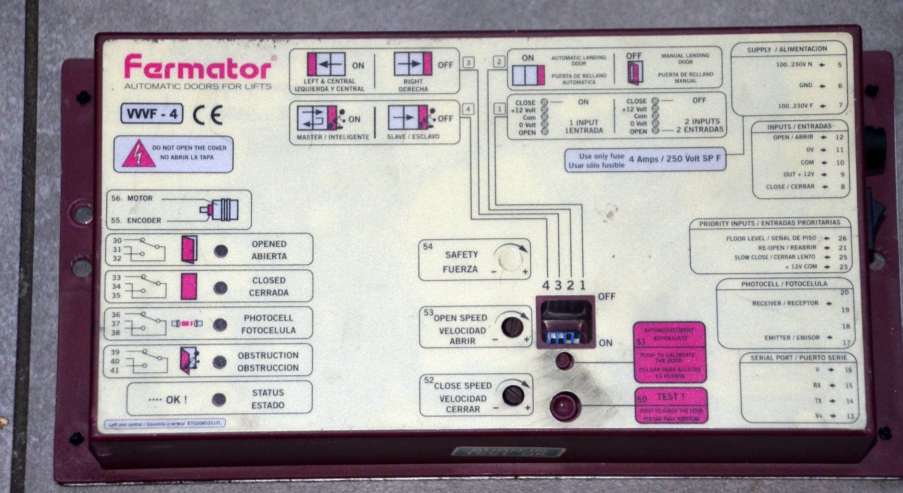 Componenti elettronici: Fermator VVVF-4 Türsteuermodul / Module de commande de porte – Usato da Collonges venduto da arashee