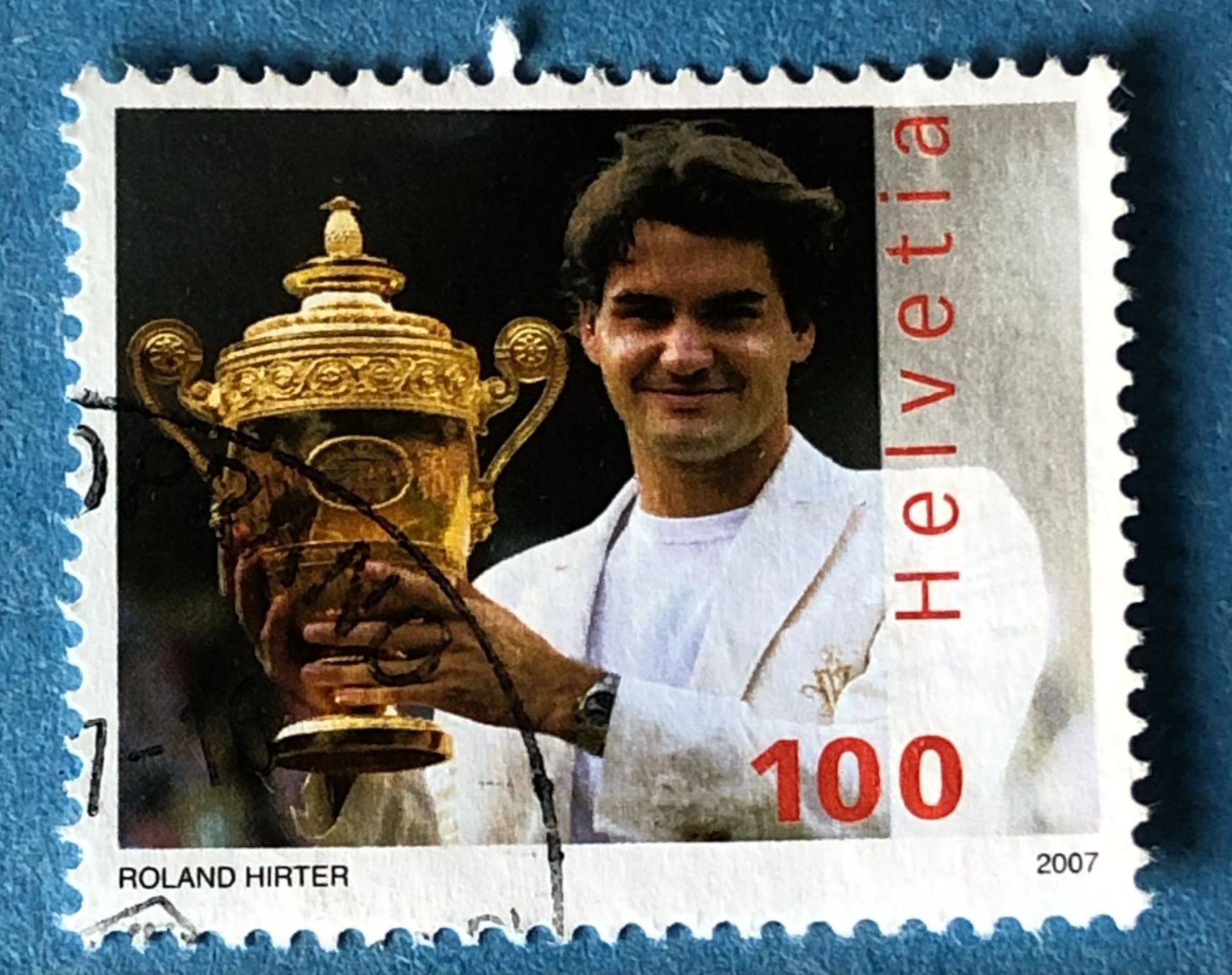 Tous les timbres: Nr.1229 GESTEMPELT Roger Federer 2007   – D'occasion à Aarau par Billa007