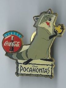 Plaketten & Abzeichen: Coca Cola Pocahontas Pin – Gebraucht aus Zürich von t24_de
