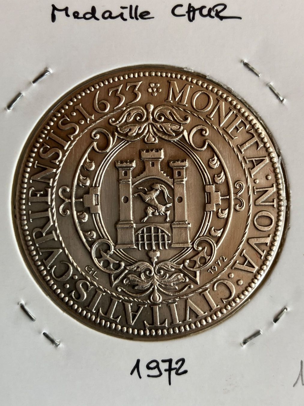 Tutti le monete: Chur Thaler 1633/1972 – Usato da untervaz venduto da Wingert
