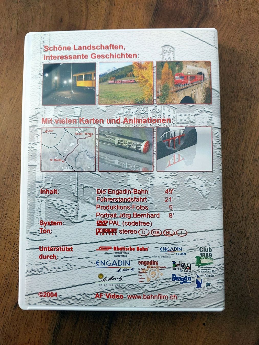 Tutti i DVDs: Die Engadin-Bahn - DVD – Usato da Schönenwerd venduto da Steidi 2