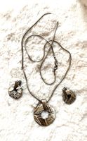 Schmuckset Vintage  , Kette mit Anhänger & Ohrringe